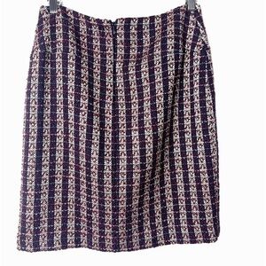 Tahari plaid lined dressy skirt size 4